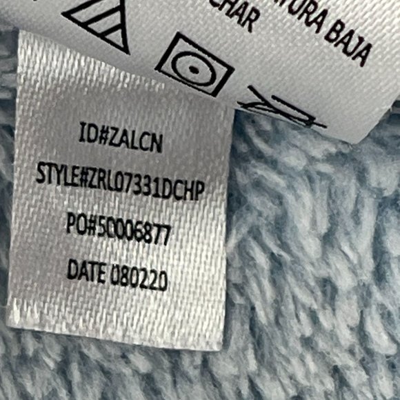 Harry Potter Wizarding World Fleece Lounge Hoodie Womens Size XS Blue Soft Cozy - Picture 12 of 12